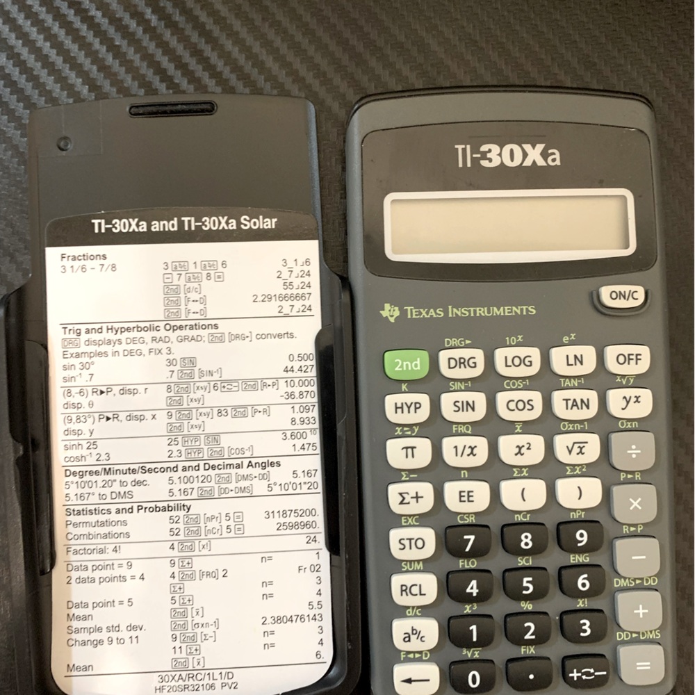TI-30Xa Calculator